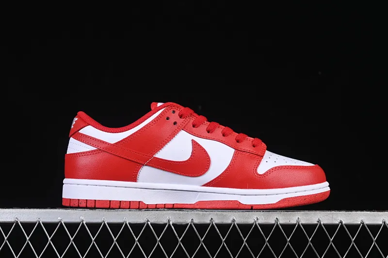 All categories Nk SB Dunk series Nk SB Dunk Low low-top sneakers Nike SB Dunk Low white red low-top casual sneakers DD1873-116